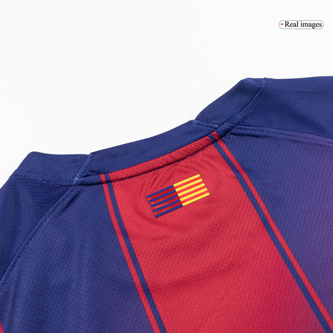Barcelona Mens Home Soccer Full Set 2025/26 Red&Blue [PREMIUM]