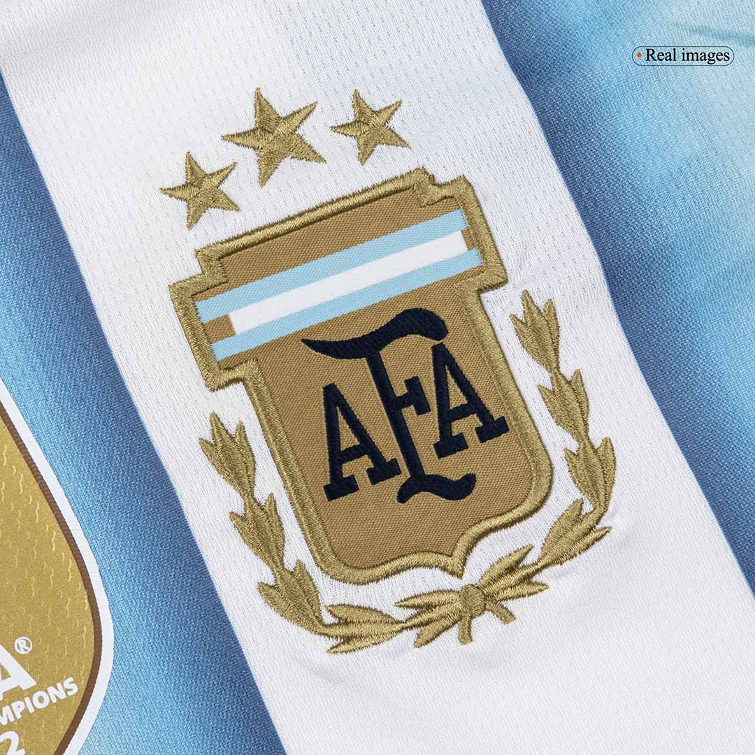 Argentina Mens Home Long Sleeve Soccer Jersey World Cup 2026 Blue&White