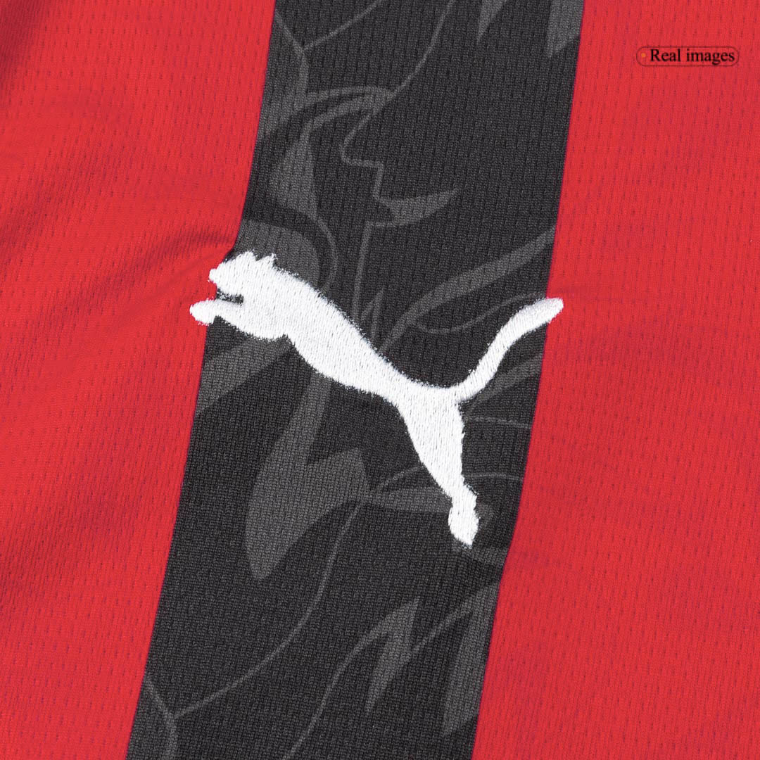 AC Milan Mens Home Soccer Kit 2025/26 Red&Black [PREMIUM]
