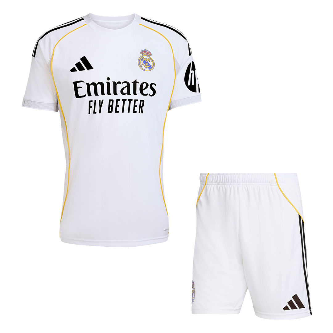 Real Madrid Mens Home Soccer Kit 2025/26 White [PREMIUM]