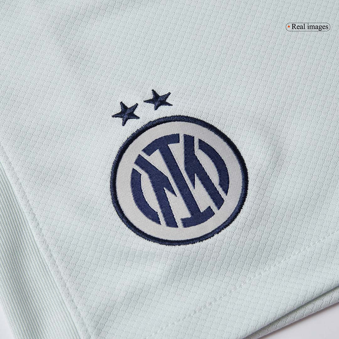 Inter Milan Mens Away Soccer Shorts 2025/26 White