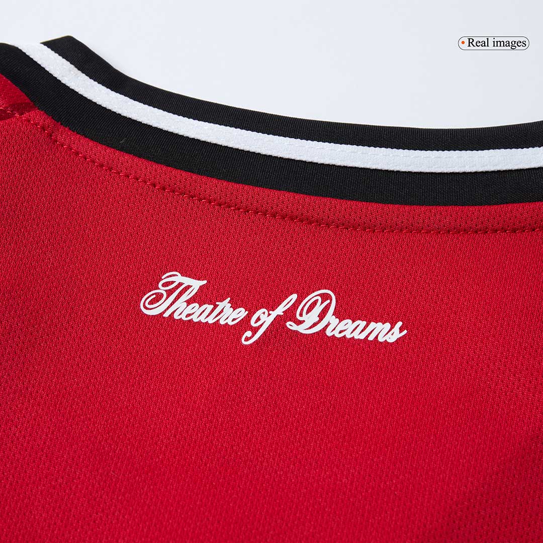 Manchester United Mens Home Long Sleeve Soccer Jersey 2025/26 Red