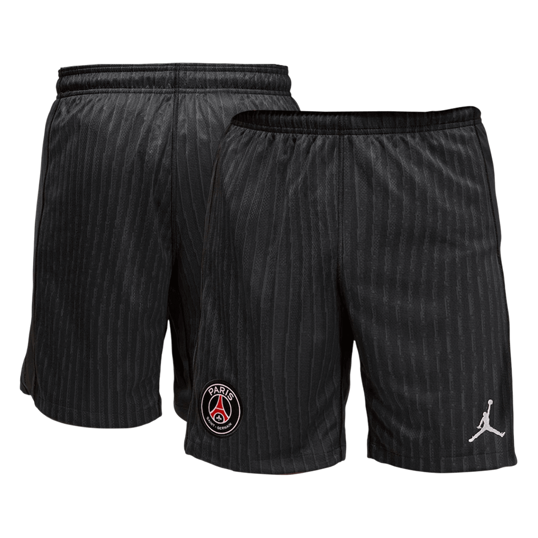 PSG Mens Fourth Away Soccer Shorts 2025/26 Black