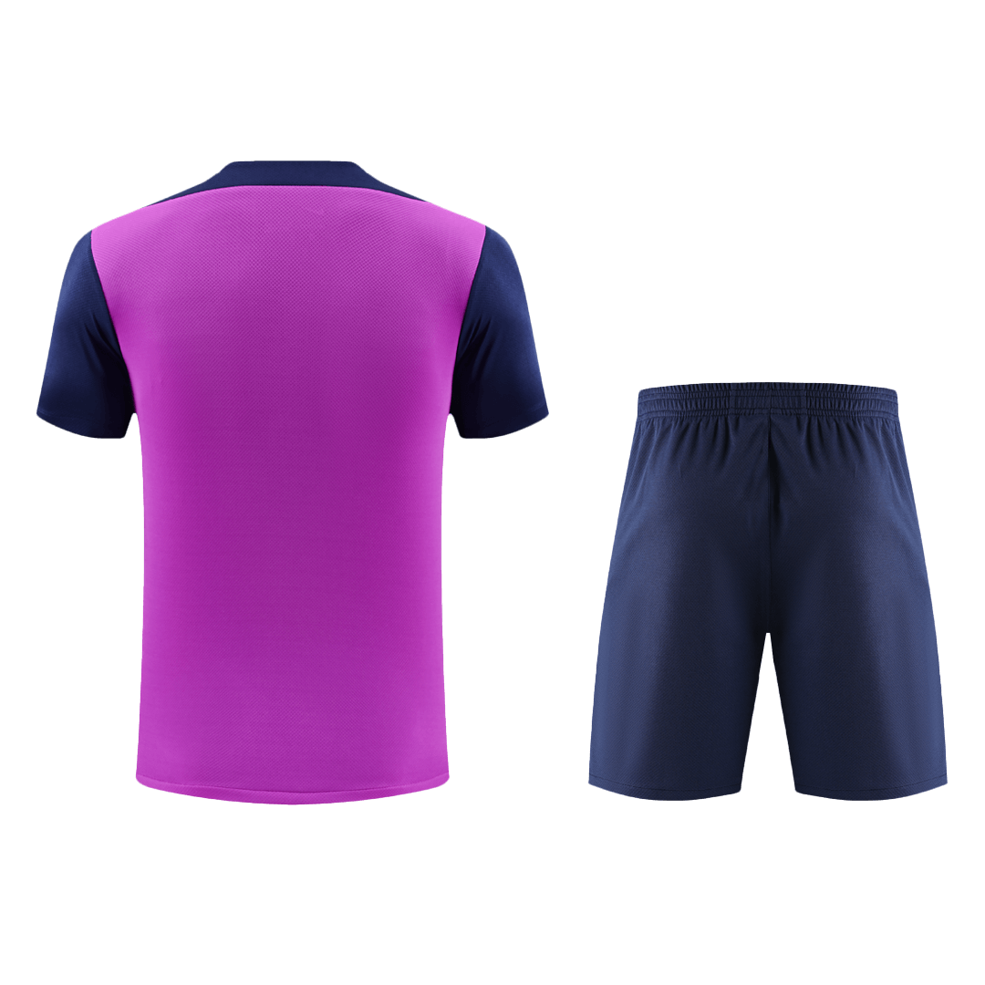 Barcelona Mens Pre-Match Soccer Kit 2025/26 Purple