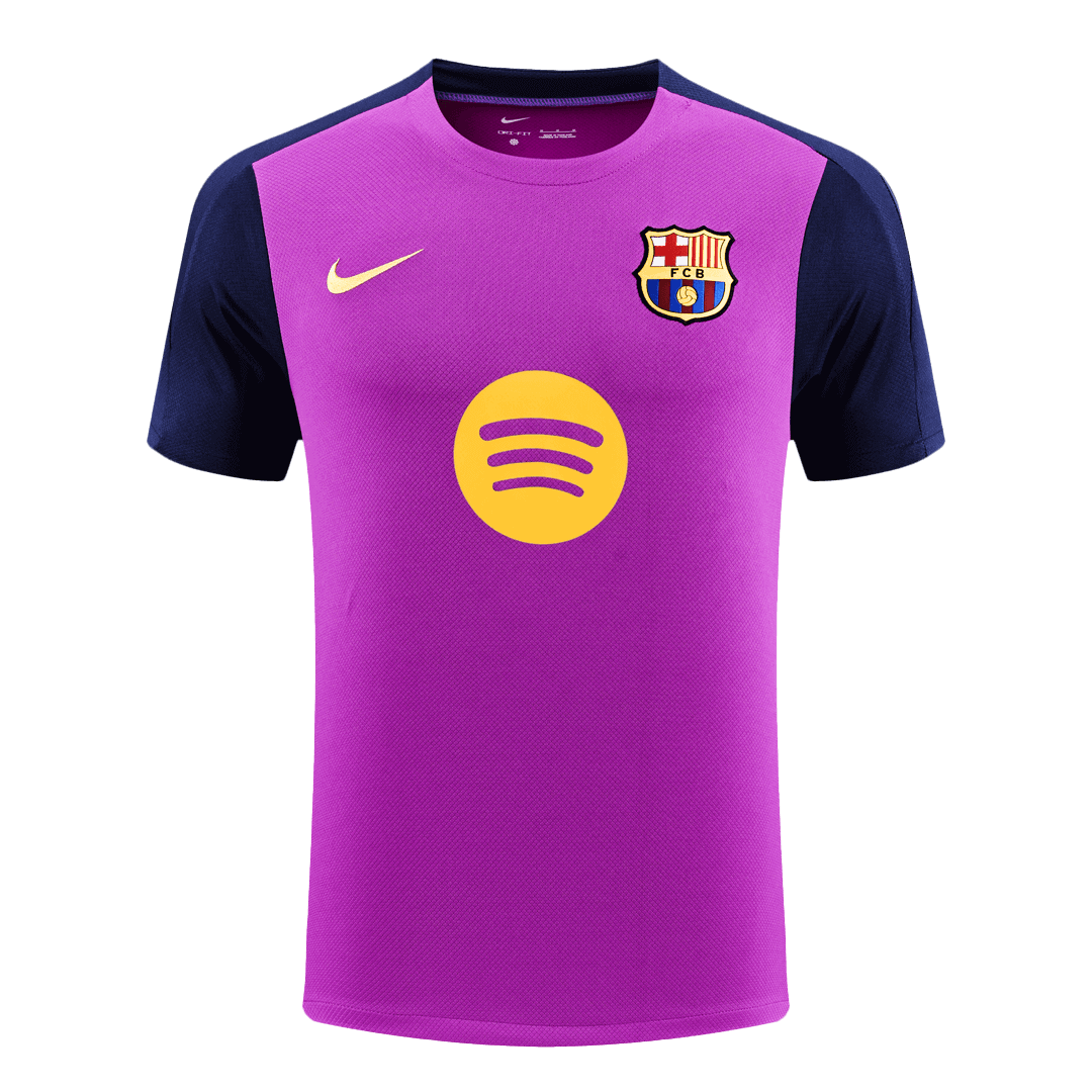 Barcelona Mens Pre-Match Soccer Jersey 2025/26 Purple