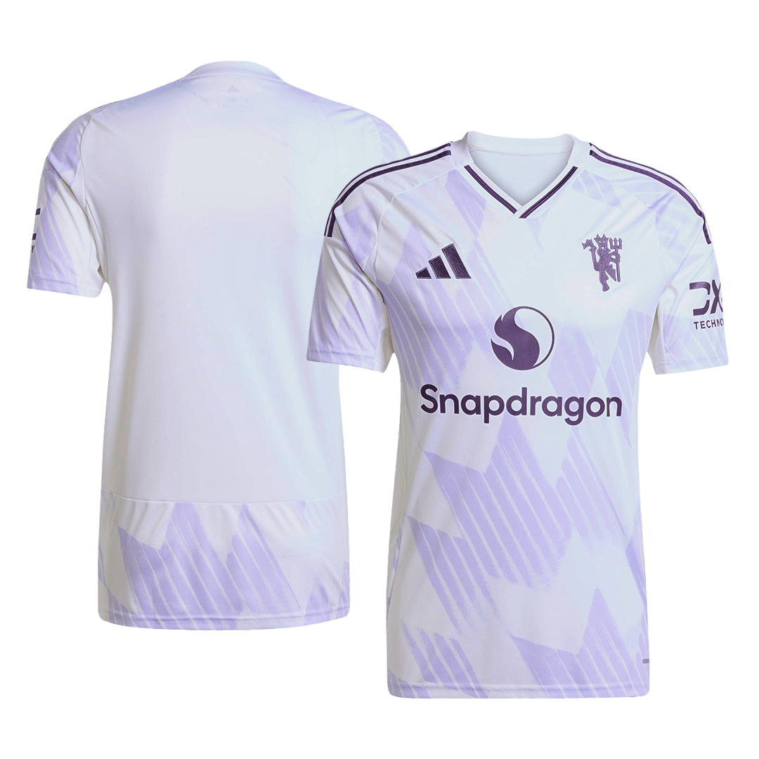 Manchester United Mens Away Soccer Jersey 2025/26 White