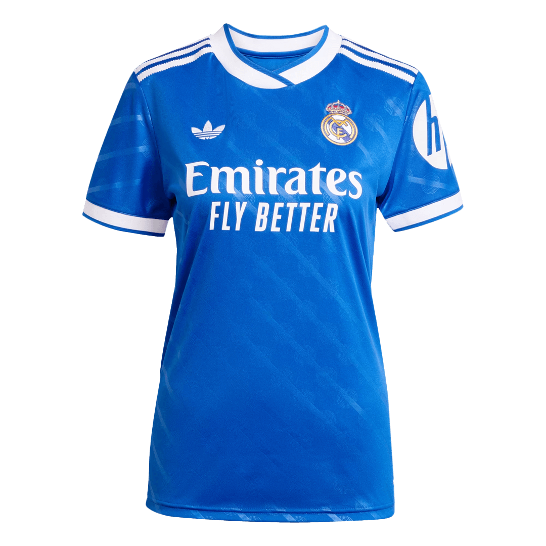 Real Madrid Womens Third Away Soccer Jersey 2025/26 Blue