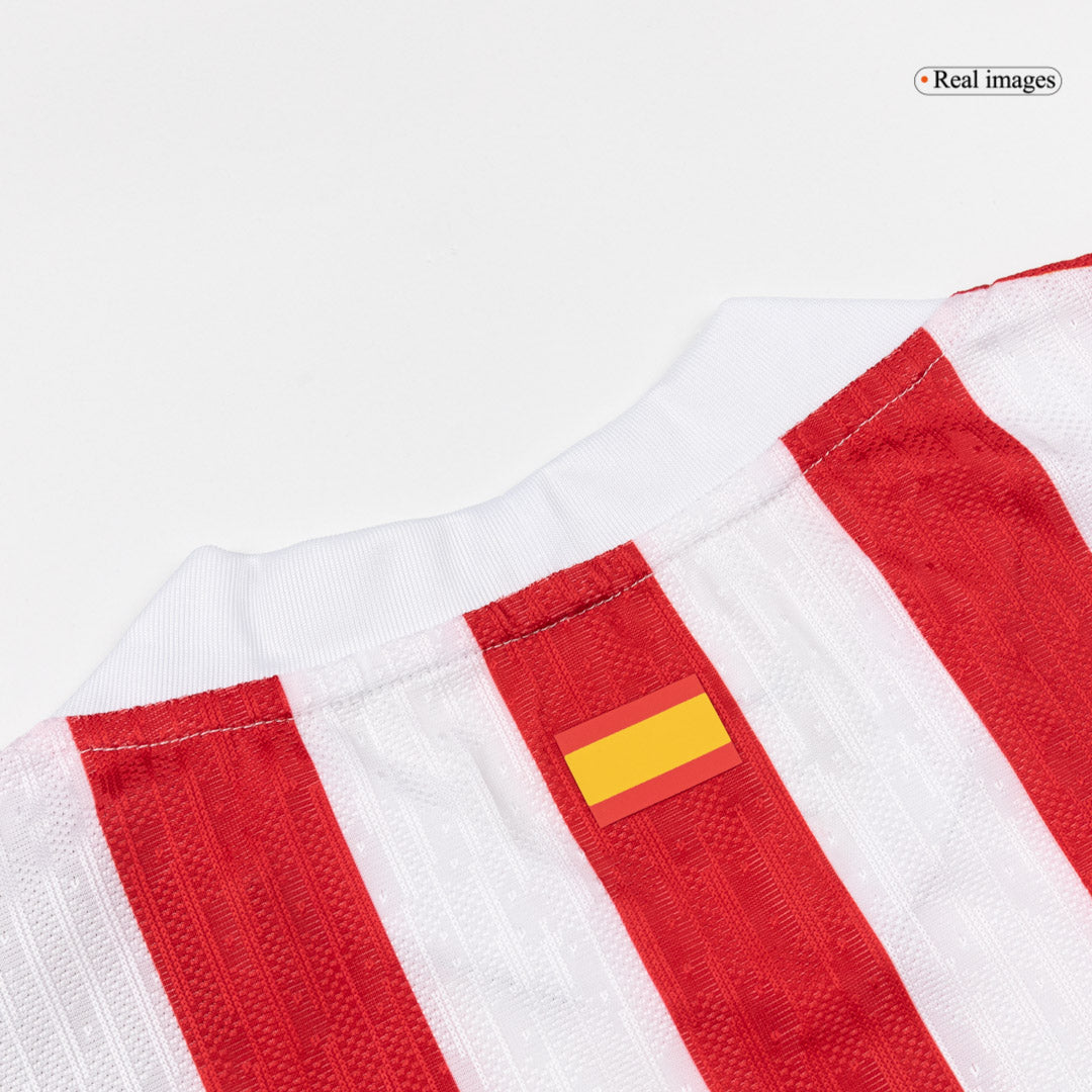 SØRLOTH #9 Atletico Madrid Mens Home Soccer Jersey 2025/26 Red&White - Player Version