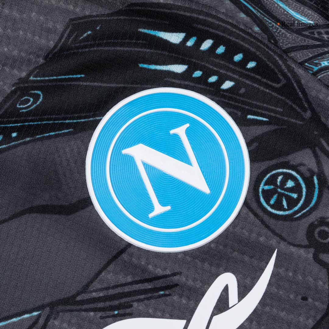 Napoli Mens Pre-Match Soccer Jersey 2025/26 Black