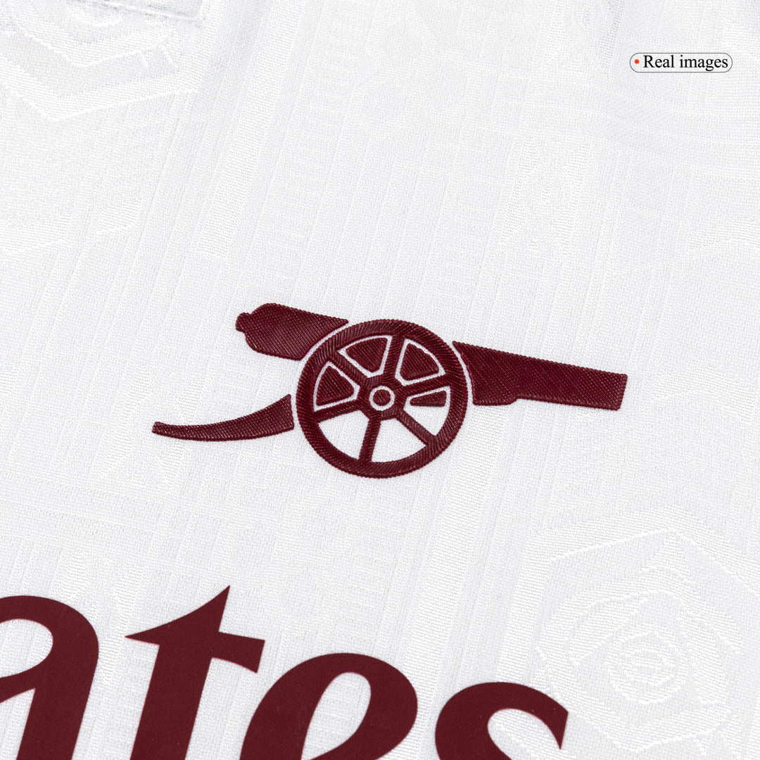 Arsenal Mens Third Away Soccer Jersey 2025/26 White - Player Version