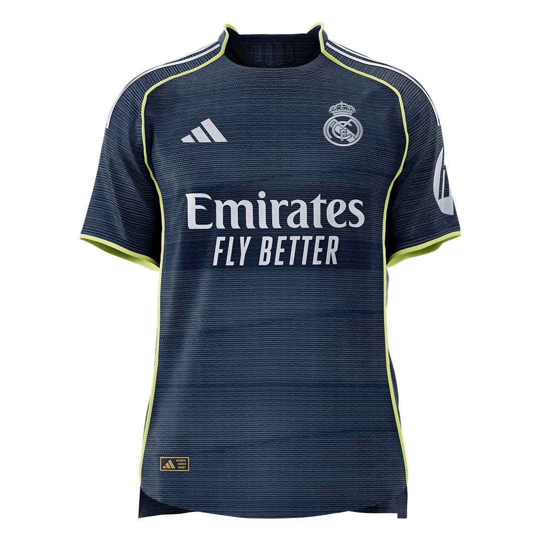 Real Madrid Mens Away Soccer Jersey 2025/26 Navy - Player Version [PREMIUM]