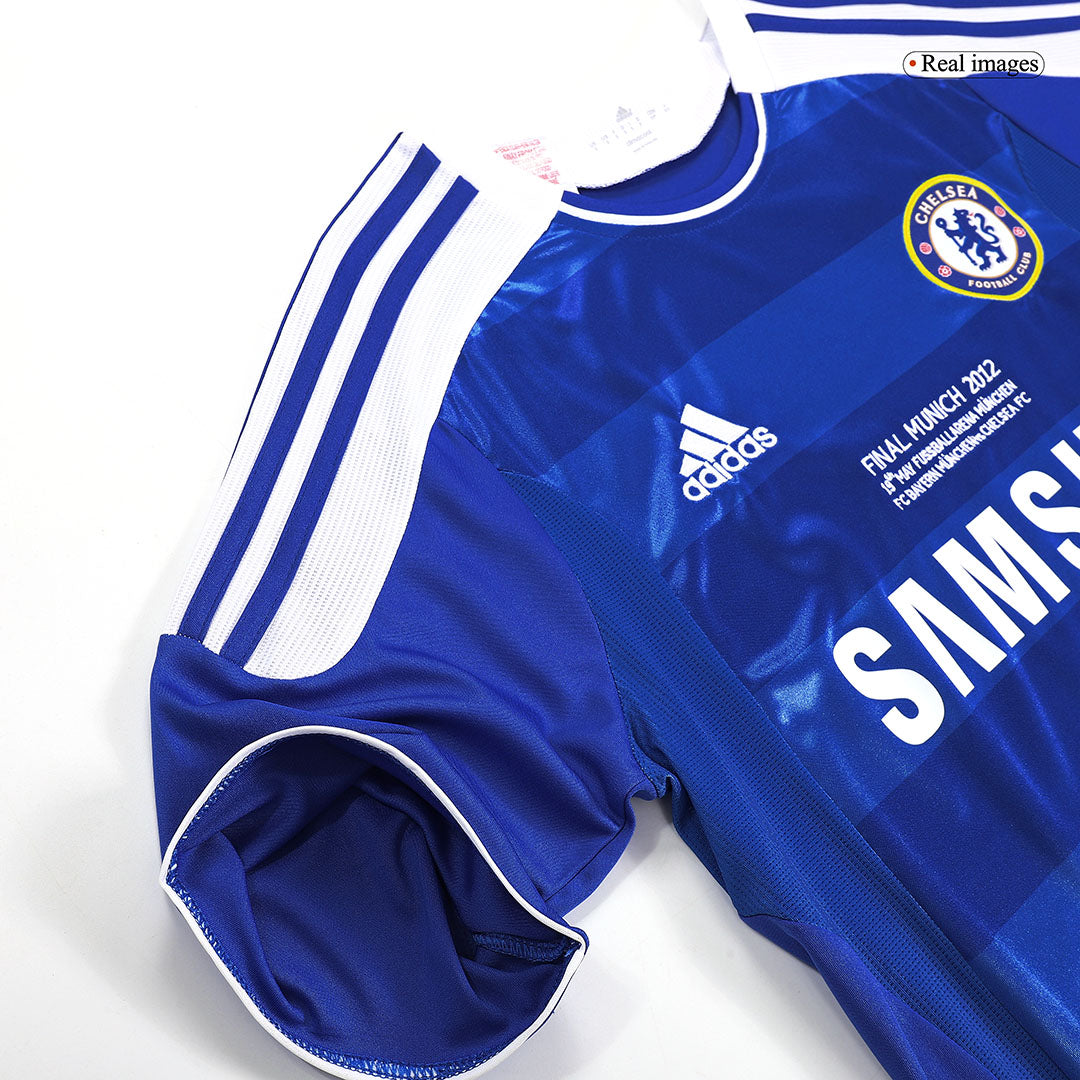 Retro Chelsea Mens Home Soccer Jersey UCL 2011/12 Blue