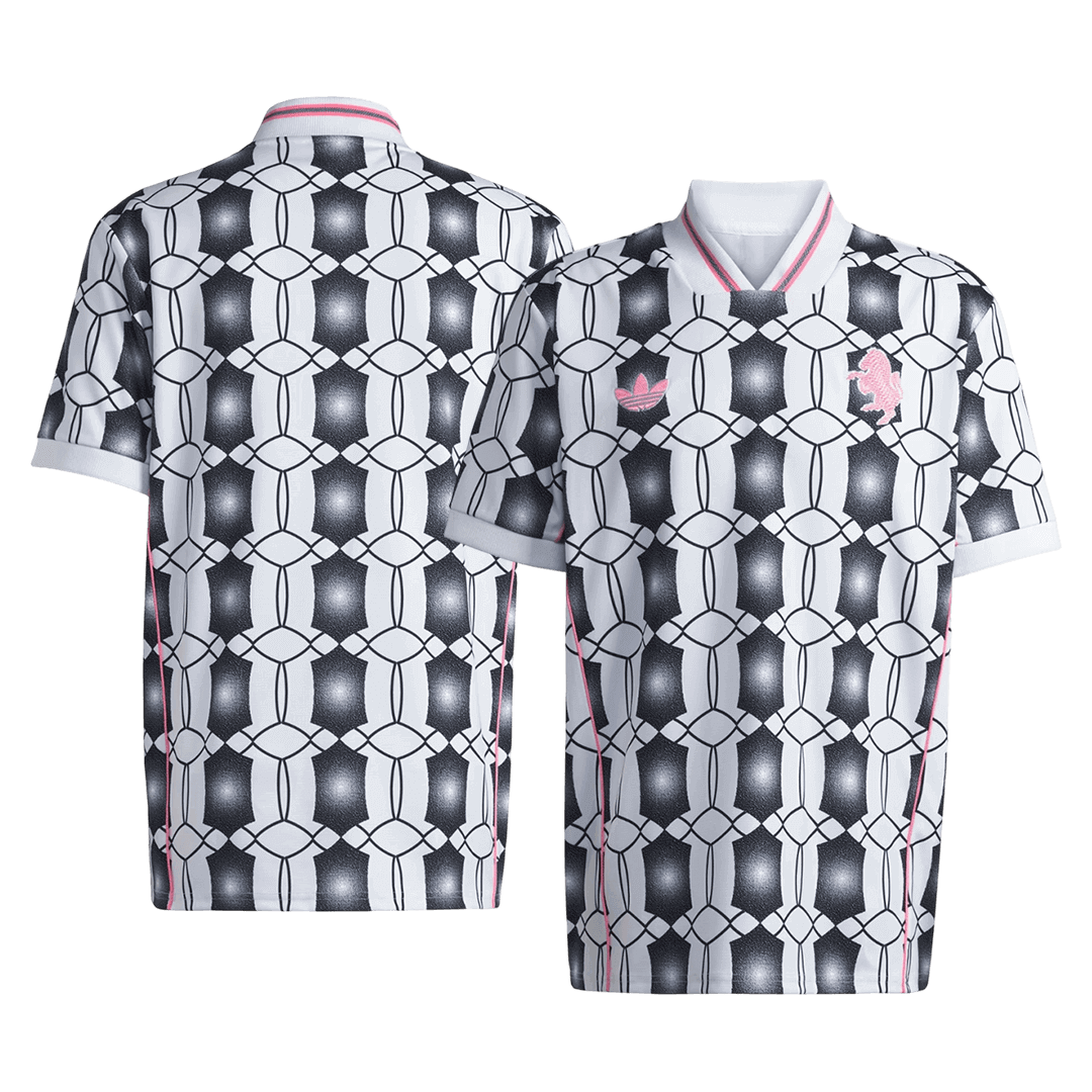 Juventus Mens Soccer Jersey 2025/26 Black&White
