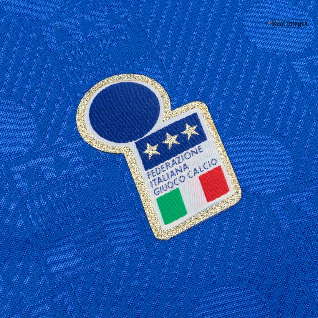 Retro Italy Mens Home Soccer Jersey 1994 Blue