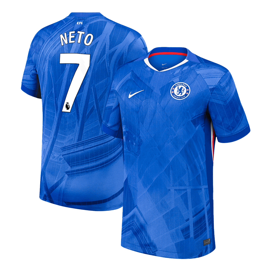 NETO #7 Chelsea Mens Home Soccer Jersey 2025/26 Blue [PREMIUM]