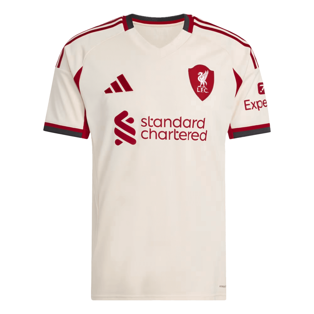 ISAK #9 Liverpool Mens Away Soccer Jersey 2025/26 White