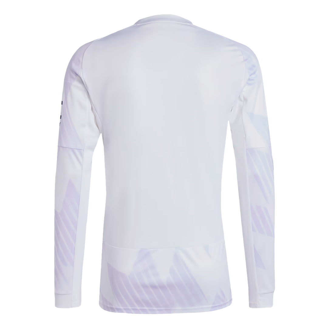 Manchester United Mens Away Long Sleeve Soccer Jersey 2025/26 White