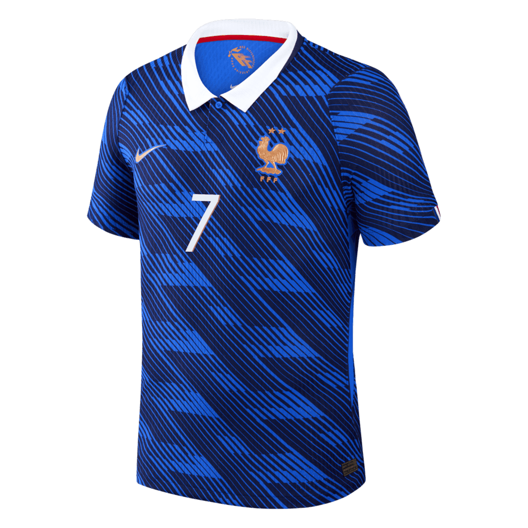 DEMBELE #7 France Mens Home Soccer Jersey World Cup 2026 Blue - Player Version