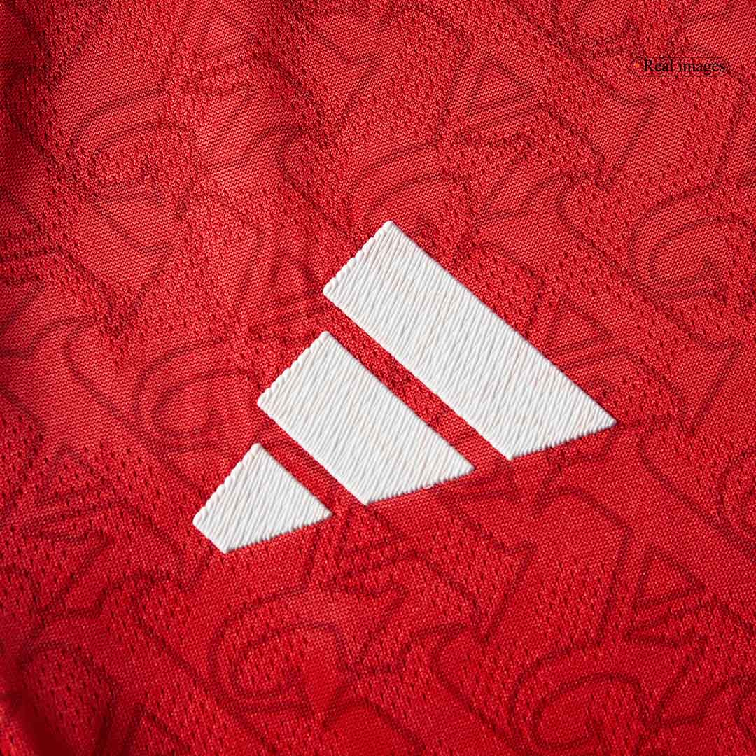 SAKA #7 Arsenal Mens Home Soccer Jersey 2025/26 Red - Player Version