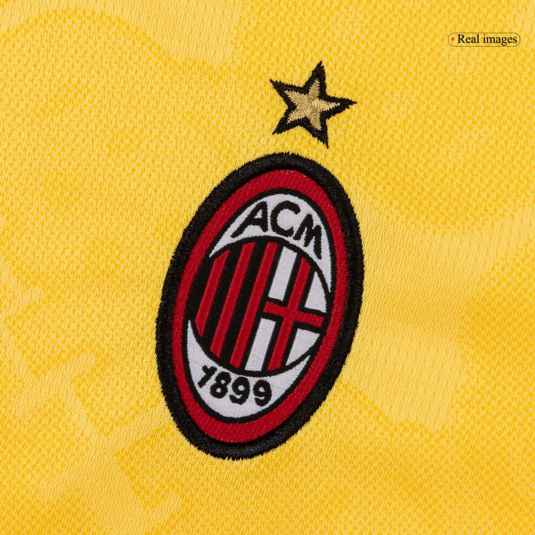 AC Milan Kids Third Away Soccer Kit 2025/26 Yellow