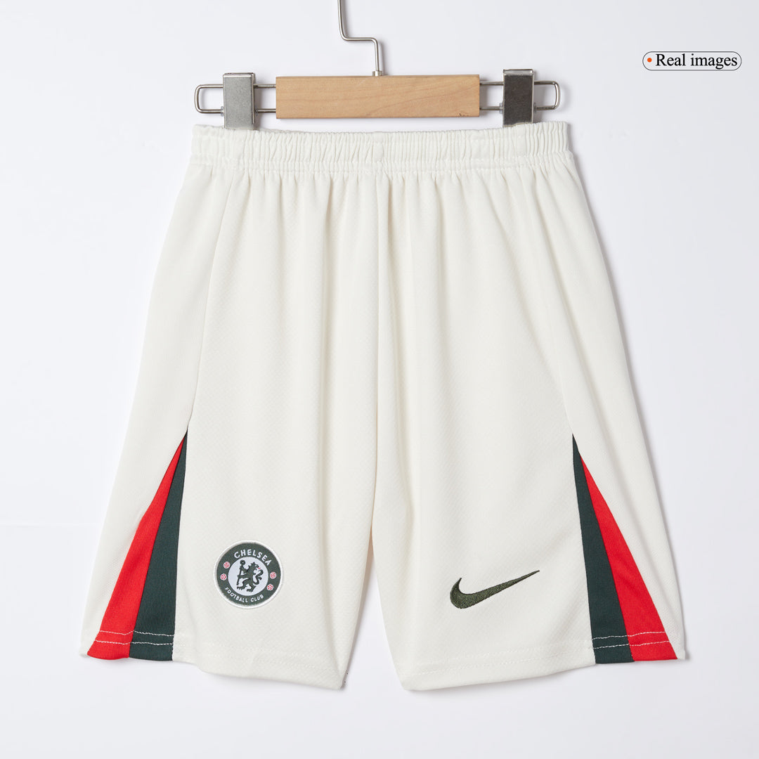 Chelsea Kids Away Soccer Full Set 2025/26 White