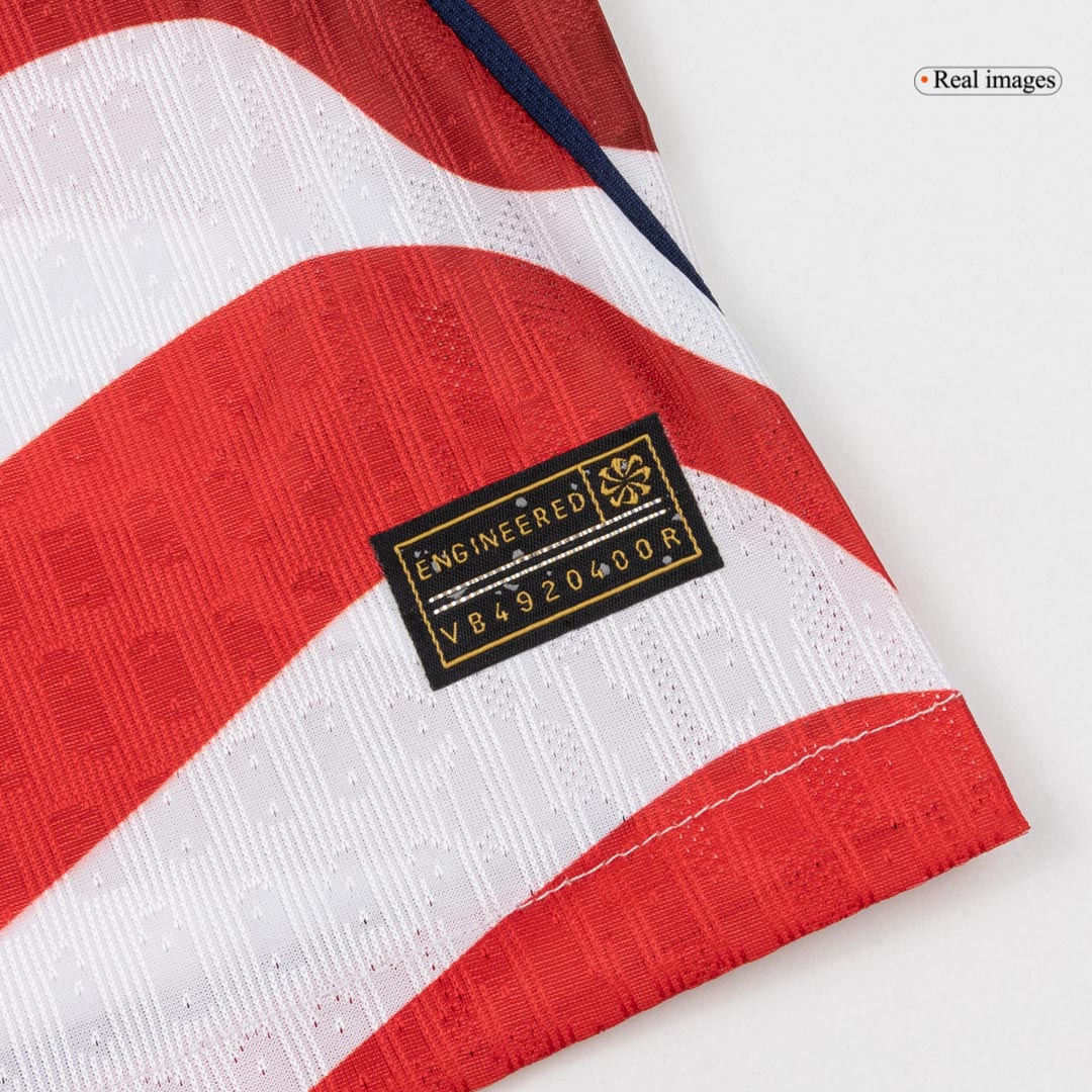 USA Mens Home Soccer Jersey World Cup 2026 Red&White - Player Version