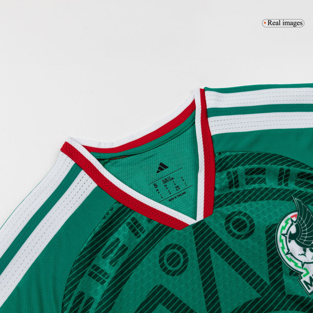 Raúl #9 Mexico Mens Home Soccer Jersey World Cup 2026 Green - Player Version