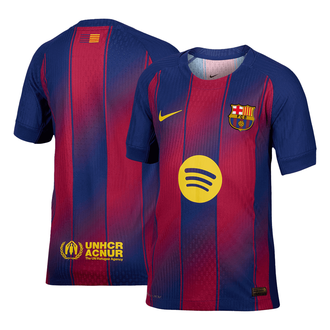 Barcelona Mens Home Soccer Jersey 2025/26 Red&Blue - Player Version
