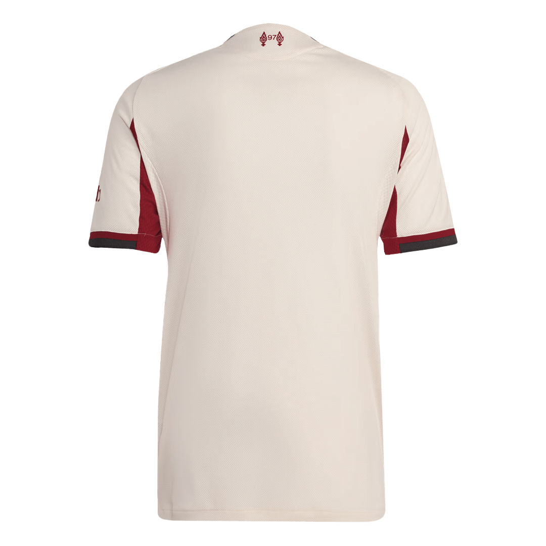 Liverpool Mens Away Soccer Jersey 2025/26 White - Player Version