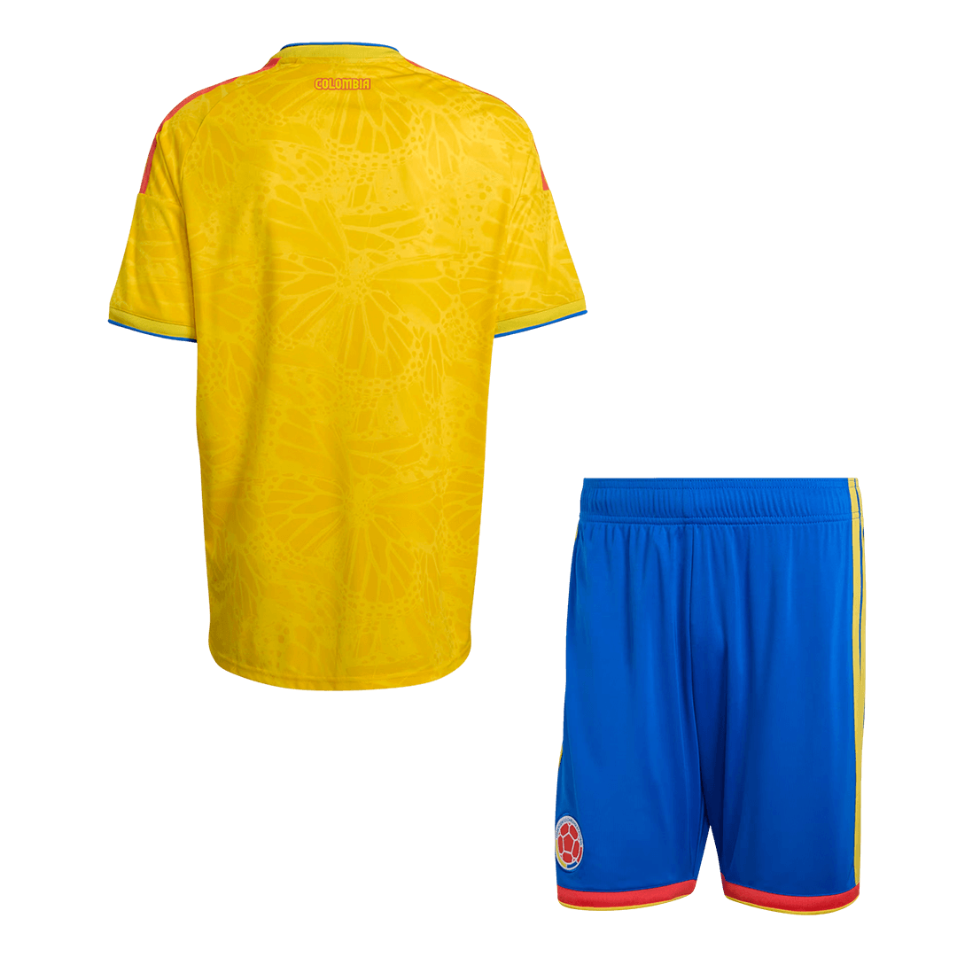 Colombia Mens Home Soccer Kit World Cup 2026 Yellow