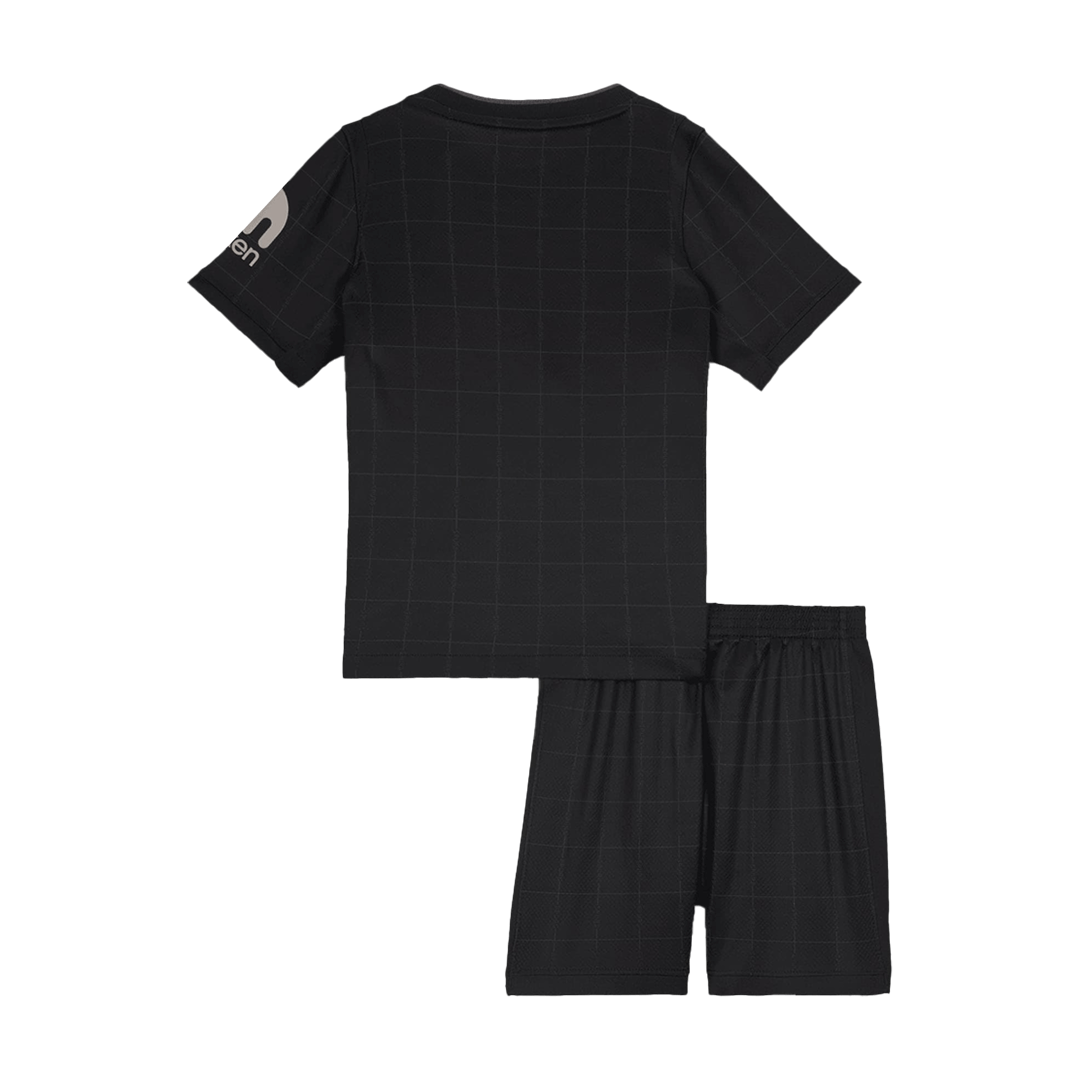 Tottenham Hotspur Kids Away Soccer Kit 2025/26 Black