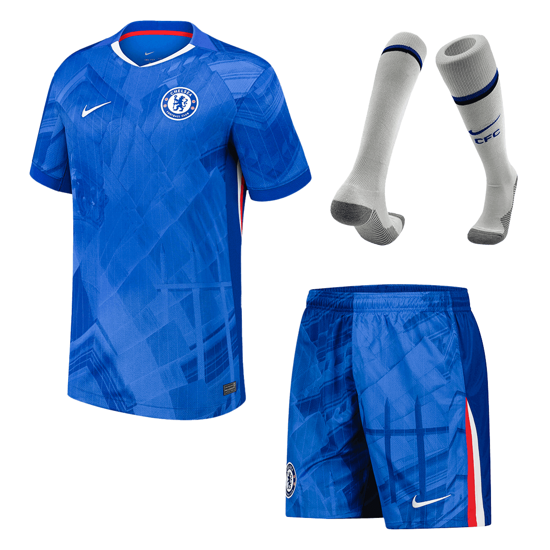 Chelsea Mens Home Soccer Full Set 2025/26 Blue [PREMIUM]