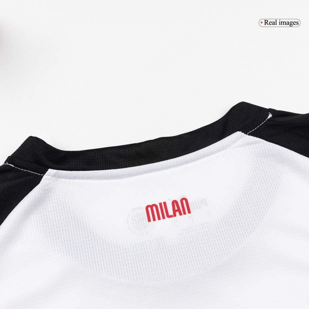 AC Milan Mens Away Long Sleeve Soccer Jersey 2025/26 White
