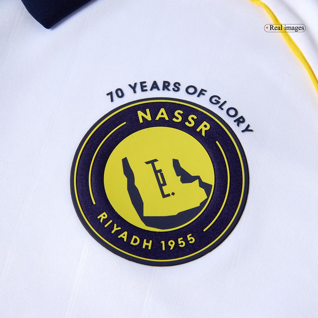 RONALDO #7 Al Nassr Mens Third Away Soccer Jersey 2025/26 White