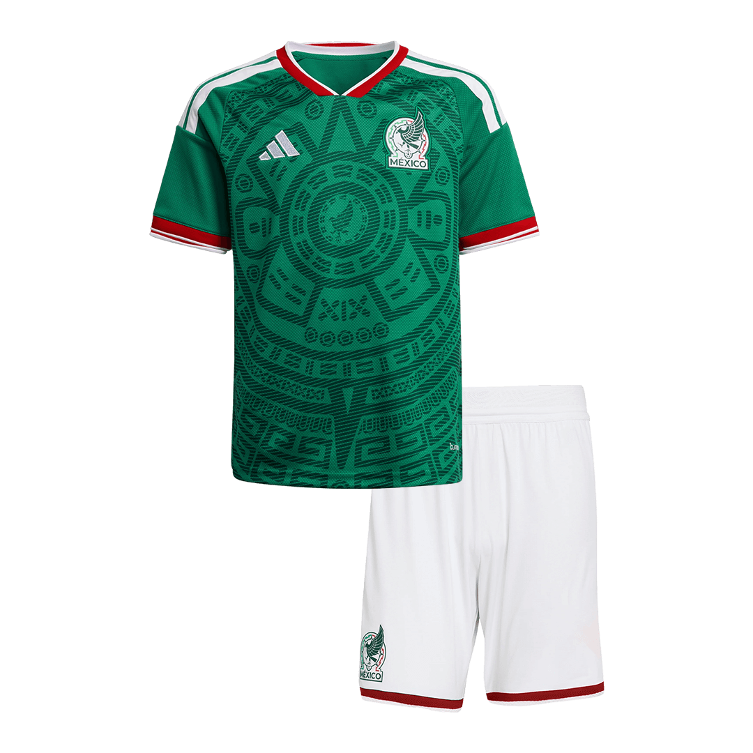 Mexico Kids Home Soccer Kit 2026 Green [PREMIUM]
