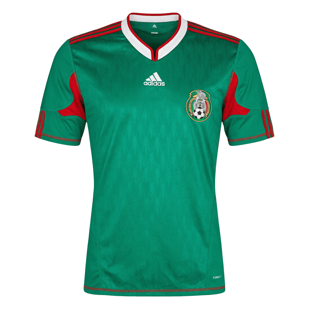 Retro Mexico Mens Home Soccer Jersey World Cup 2010 Green