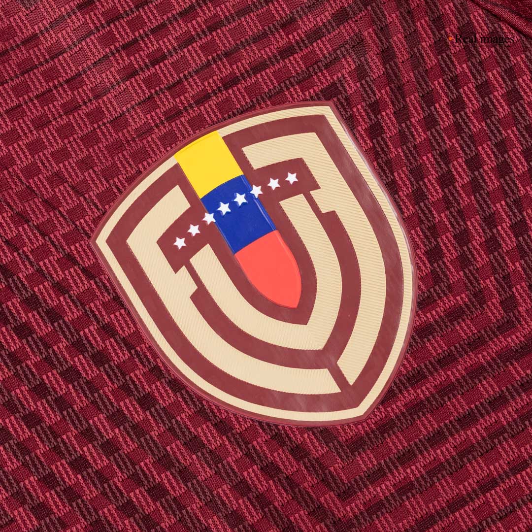 Venezuela Mens Home Soccer Jersey World Cup 2026 Red - Player Version