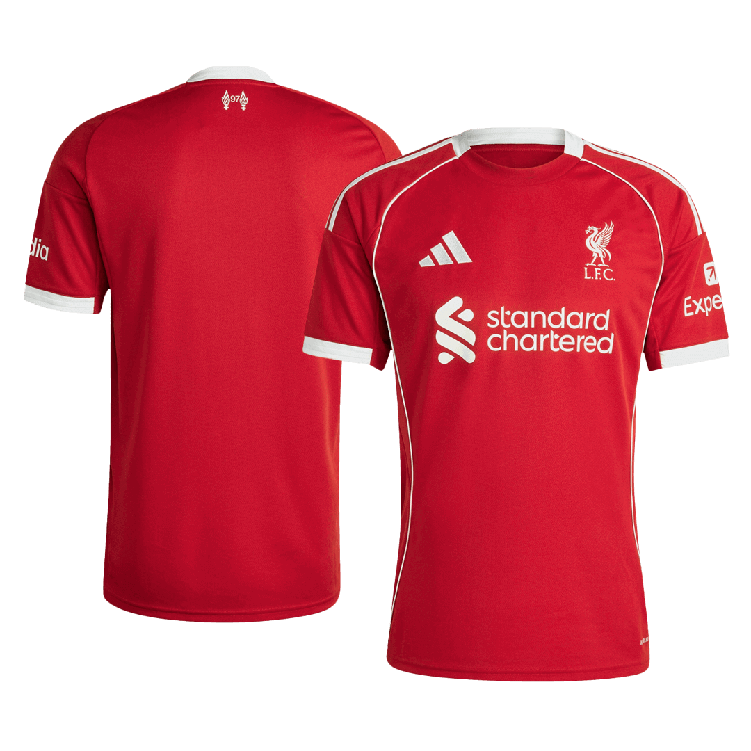 Liverpool Mens Home Soccer Jersey 2025/26 Red