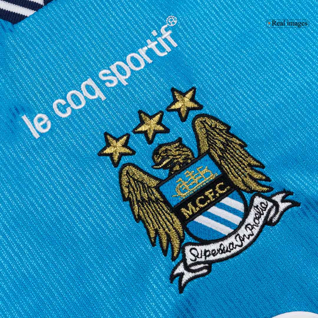Retro Manchester City Mens Home Soccer Jersey 1999/01 Blue
