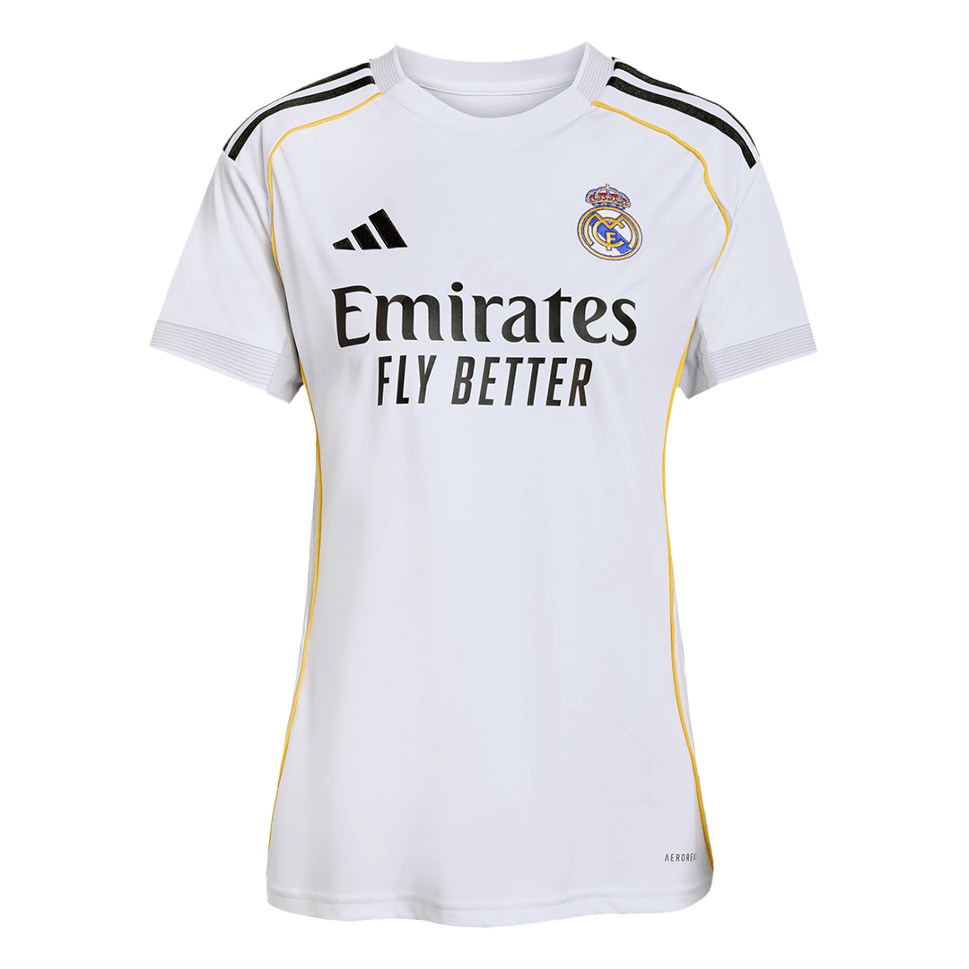 Real Madrid Womens Home Soccer Jersey 2025/26 White