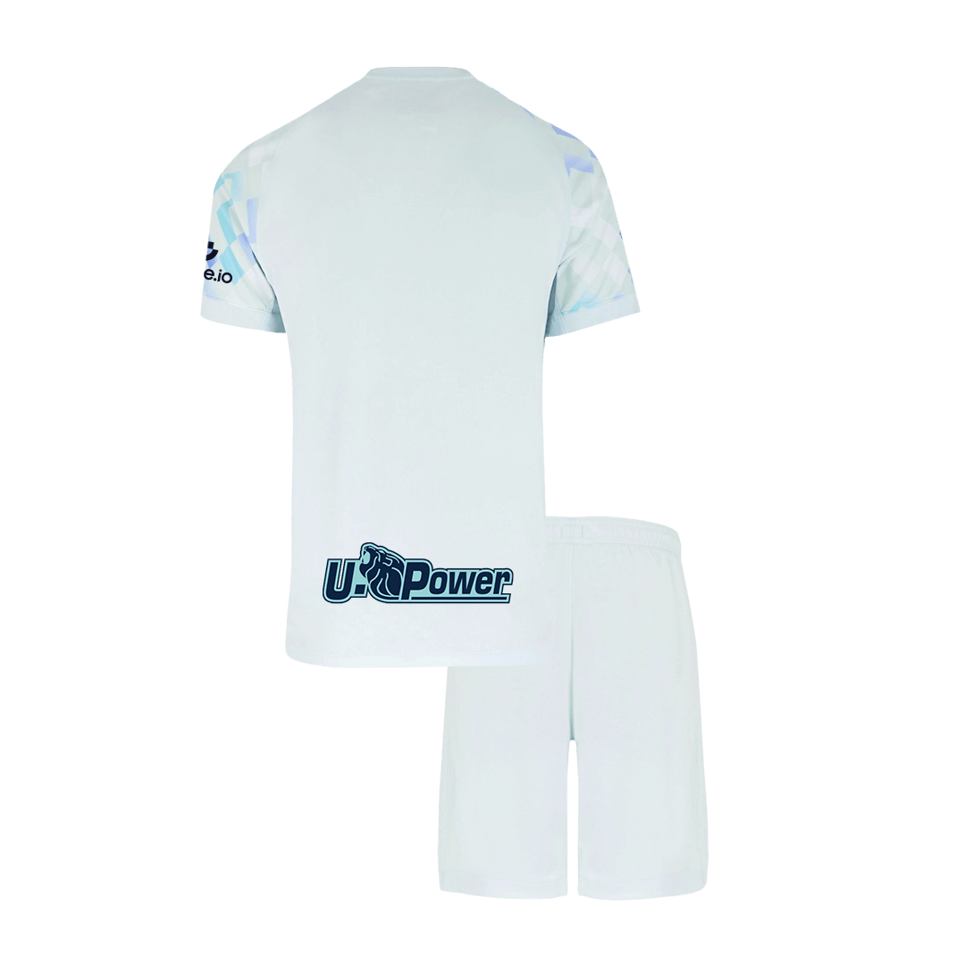 Inter Milan Kids Away Soccer Kit 2025/26 White