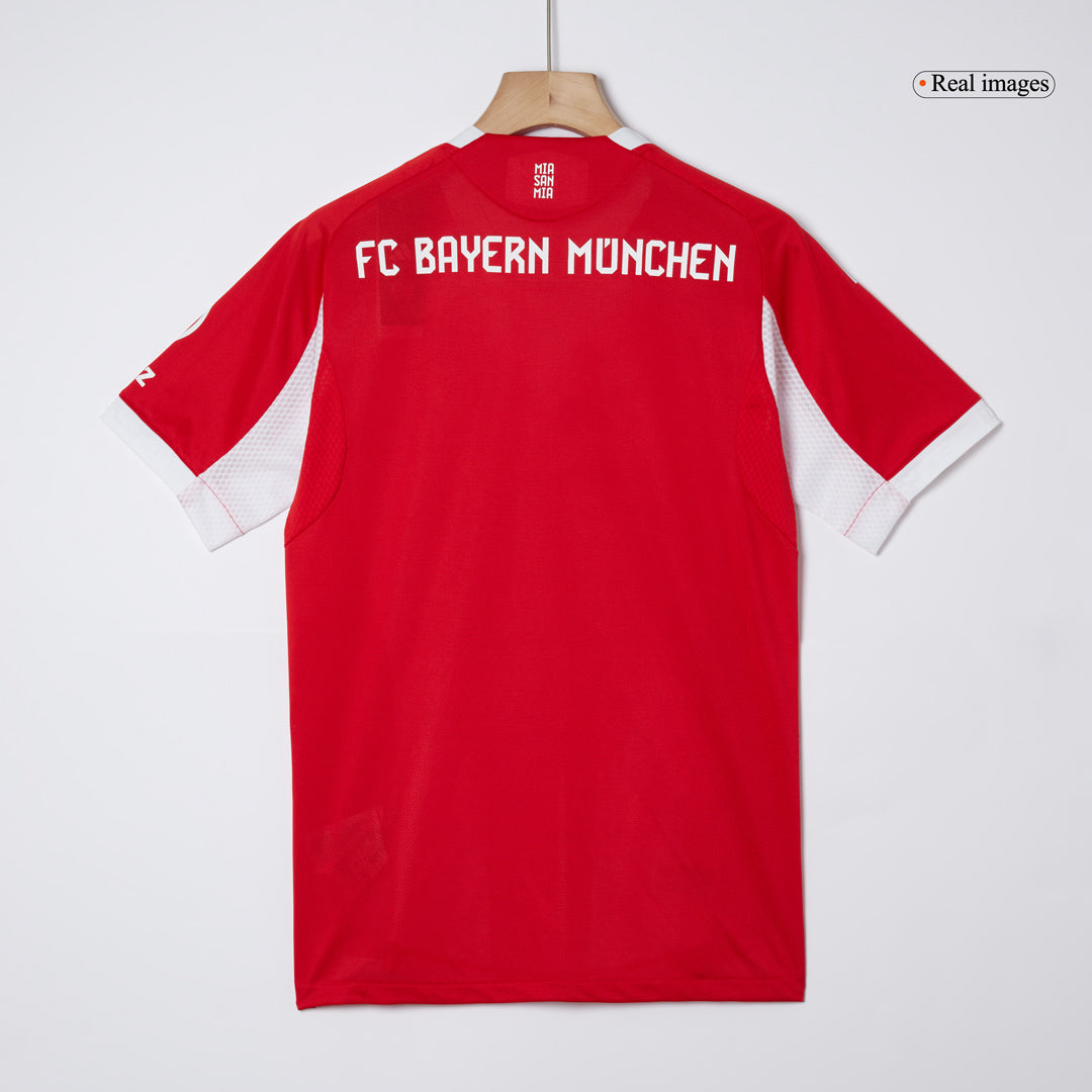 UPAMECANO #2 Bayern Munich Mens Home Soccer Jersey 2025/26 Red - Player Version