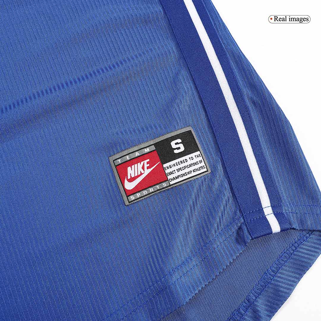 Retro Italy Mens Home Soccer Jersey World Cup 1998 Blue