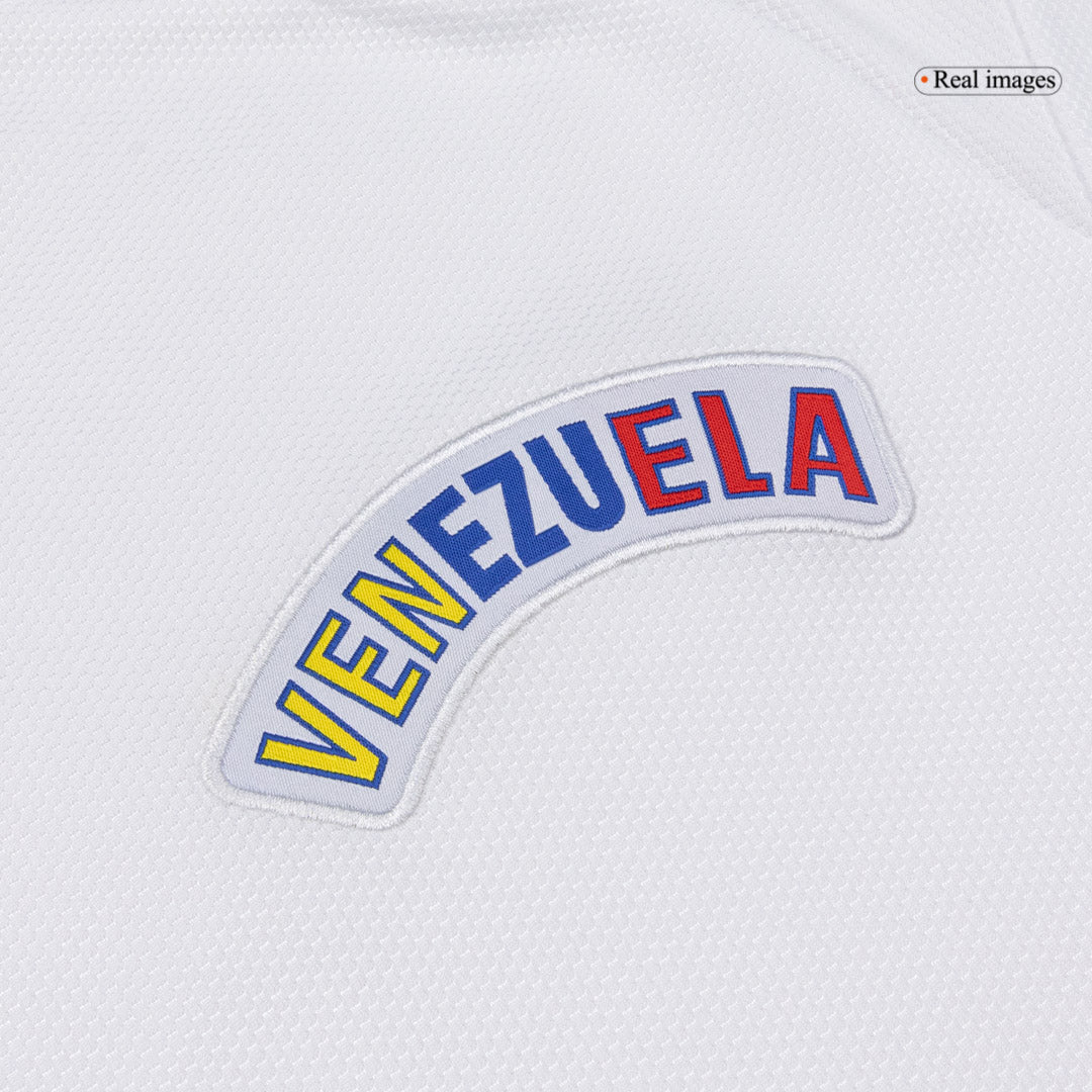 Venezuela Mens Away Soccer Jersey World Cup 2026 White