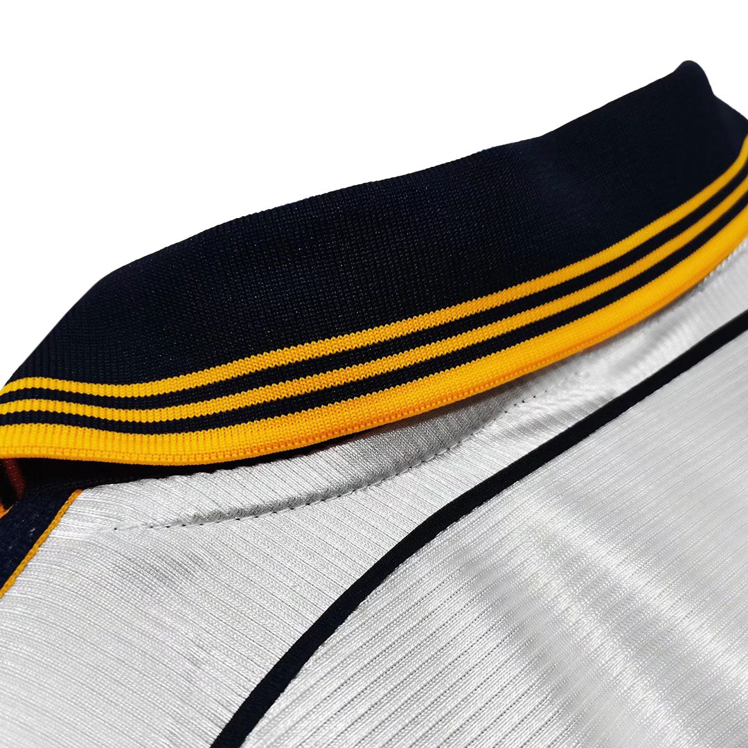 Retro RAUL #7 Real Madrid Mens Home Soccer Jersey 1999/00 White