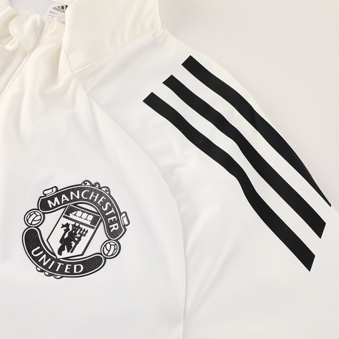 Manchester United Mens Windbreaker Jacket 2025/26 White