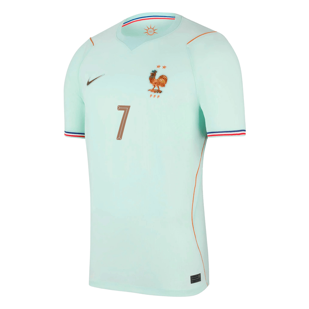DEMBELE #7 France Mens Away Soccer Jersey World Cup 2026 Blue
