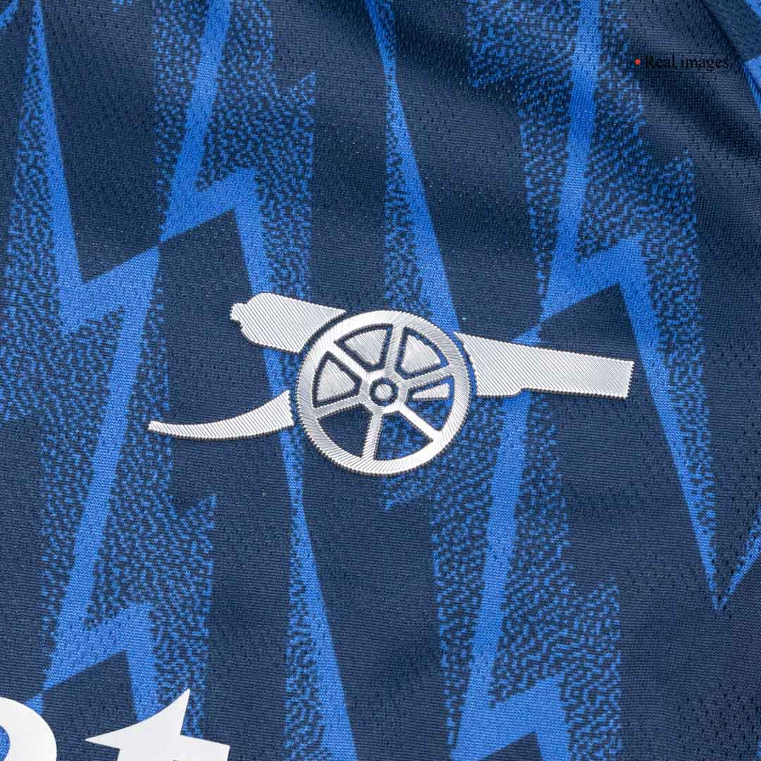 SAKA #7 Arsenal Mens Away Soccer Jersey 2025/26 Blue - Player Version