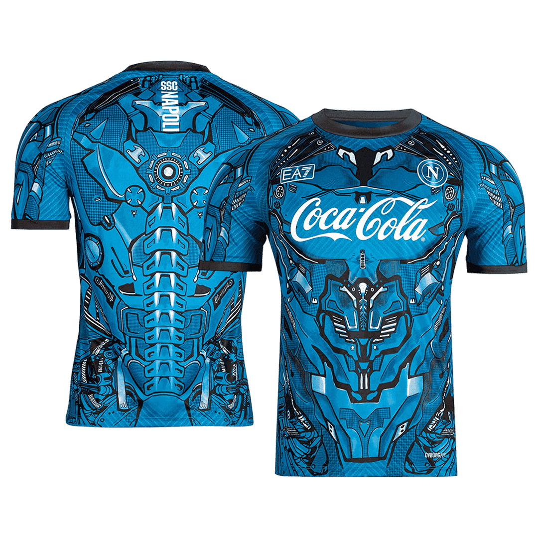 Napoli Mens Pre-Match Soccer Jersey 2025/26 Blue