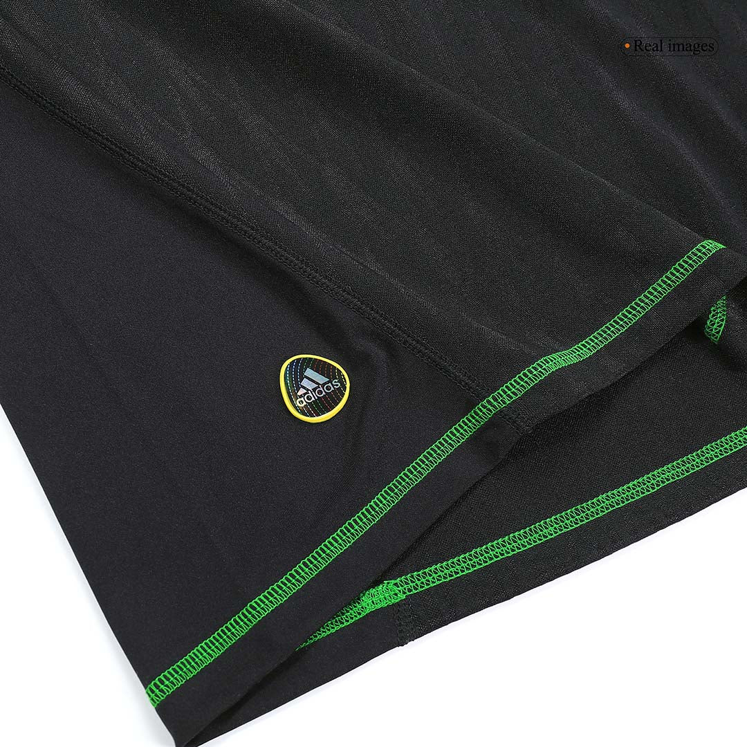 Retro Mexico Mens Away Soccer Jersey 2010 Black